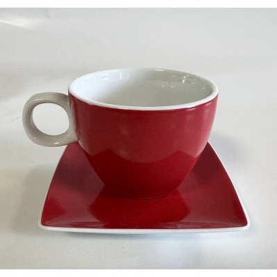 tazzina caffè in fine porcellana colorata rossa - Thomas