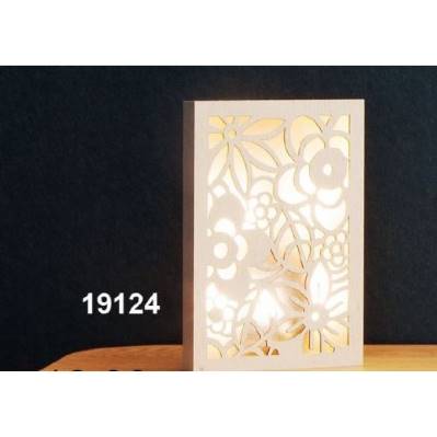 Lampada Pannello traforo fiori con retroilluminazione led
