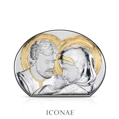 SACRA FAMIGLIA DELLE ROSE 24X33 ICONAE