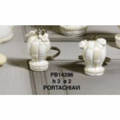 Portachiavi Mongolfiera con cuori e farfalle - Mandorle