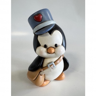 PINGUINO POSTINO CERAMICA ORIGINALE EGAN CM.16x10