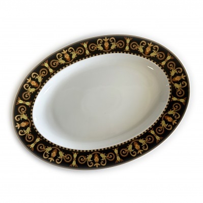 Rimpiazzo Piatto porcellana da servire ovale Rosenthal Versace Barocco