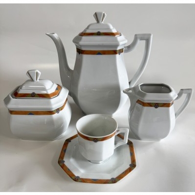 SERVIZIO CAFFE' PORCELLANA - MEDARD DE NOBLAT LIMOGES FRANCE ALEXANDRA