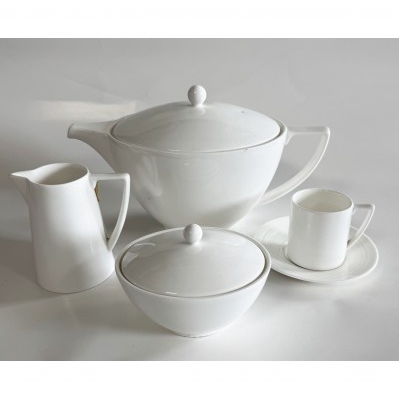 SERVIZIO CAFFE' IN FINE BONE CHINA WEDGWOOD JASPER CONRAN