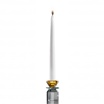 CANDELABRO 1 FIAMME IN CRISTALLO COLORATO - RANOLDI 