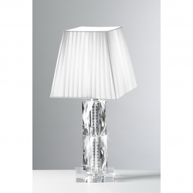 LUME IN CRISTALLO PARALUME BIANCO CM.41