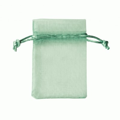 VELO PER CONFETTI BAG ORGANZA CM8X10 VERD VITA 