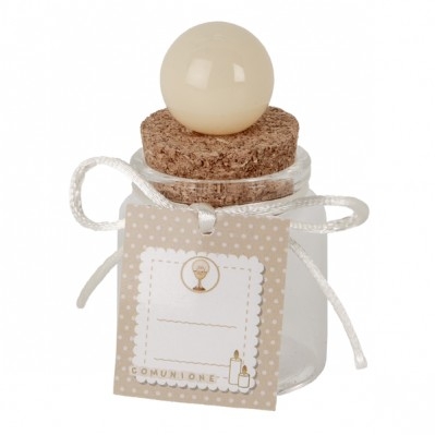 BOMBONIERA - BALL BARATTOLO H8 COMUNIONE PVC BOX
