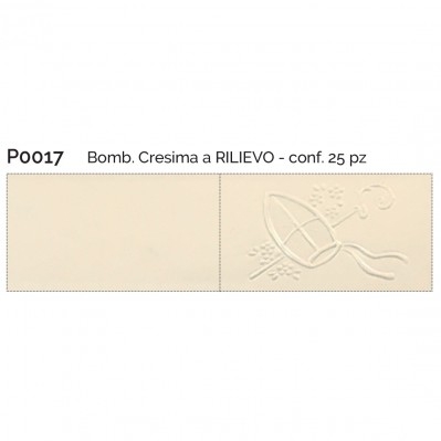 BOMB.CRESIMA A RILIEVO CONF.25 PZ