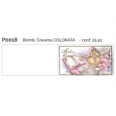 BOMB.CRESIMA COLORATA CONF.25 PZ