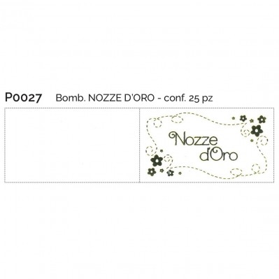 BOMB.NOZZE D'ORO CONF.25 PZ