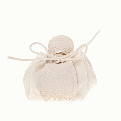 PORTACONFETTI BORSETTA CM.9 BIANCO 