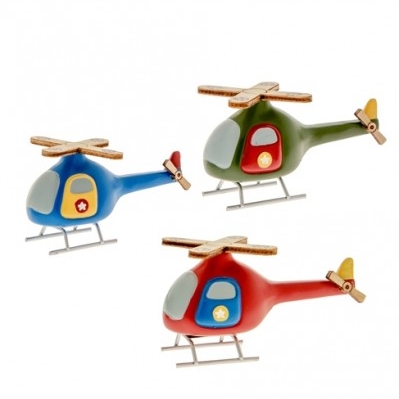 ELICOTTERO IN CERAMICA 12 CM