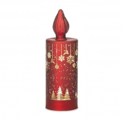 CANDELA VETRO CON LED