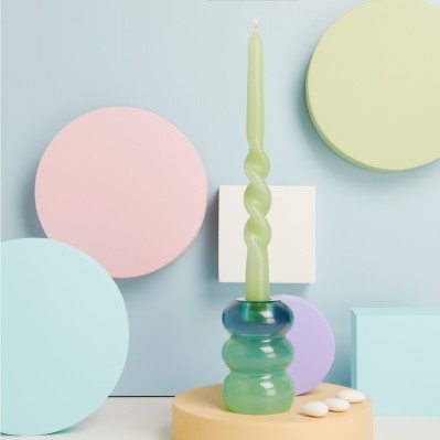 CANDELABRO VERDE CANDELA - CLARALUNA 2025