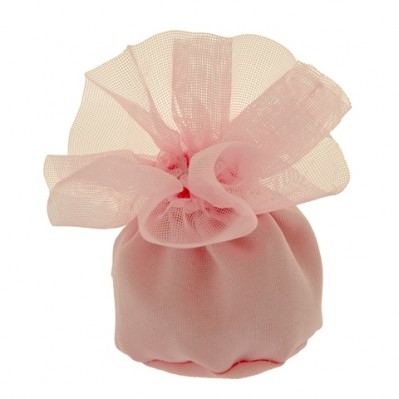 SACCHETTO CONFETTI PALLINA CM.10 ROSA 