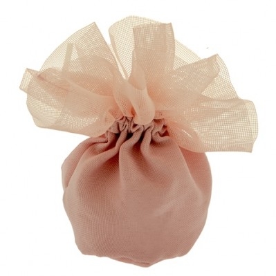 SACCHETTO CONFETTI PALLINA CM.10 ROSA ANTICO