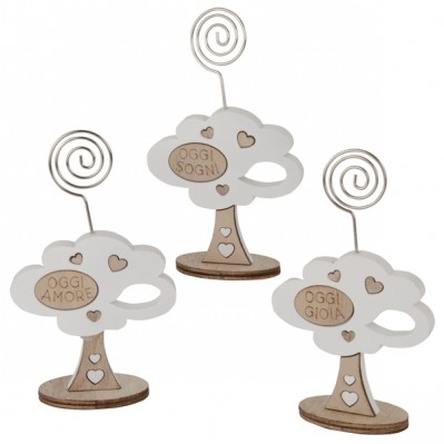 DECORUS ALBERO AMORE-SOGNI-GIOIA CLIP H.14 - SEGNAPOSTO