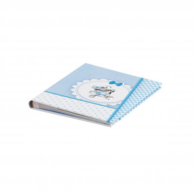 DIARIO CM.26X22 ORSETTO AZZURRO