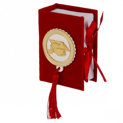 CONFETTI LAUREA DOTTOR LIBRO CM.5,5X8 RED 