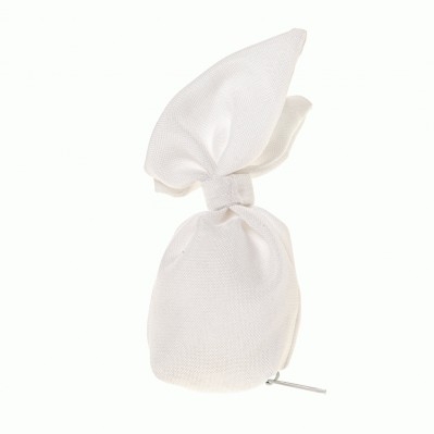 SACCOCCINO CONFETTI DUE PUNTE BAG CM.13 BIANCO 