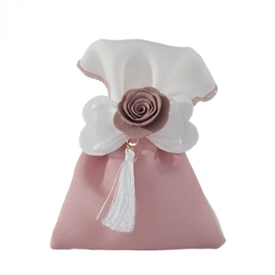 PORTA CONFETTI EPOQUE BAG CM 10X13 ROSA ANTICO