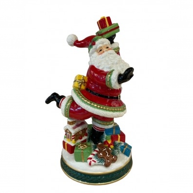 FIGURINA BABBO NATALE CERAMICA
