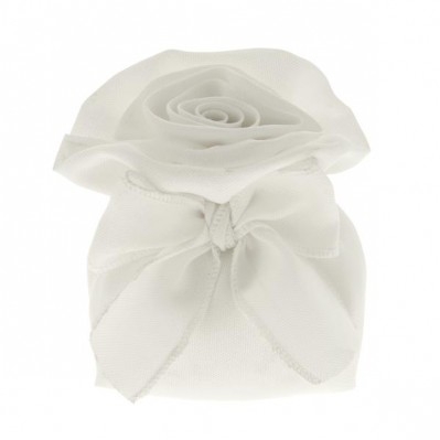 SACCOCCINO CONFETTI FIORE BIANCO CM.11 