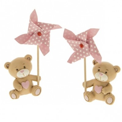GIRELLINO FIGURINA ROSA CM.9 