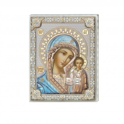 icona vergine maria colorata – 9×13 cm