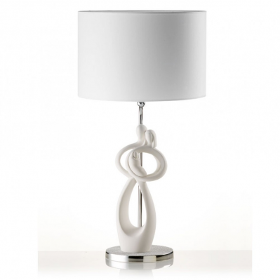 Lampada da tavolo con scultura Maternità - famiglia 