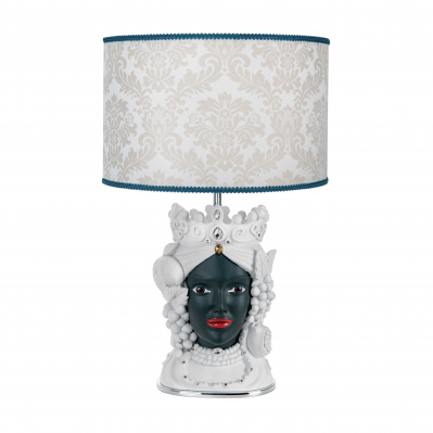 LAMPADA MORI LEI BIANCA/NERA H. 50