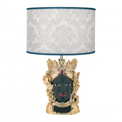 LAMPADA MORI LEI ORO/NERA H. 50