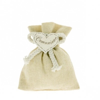 PORTA CONFETTI LEDA BAG CM.9X11 COMUNIONE 