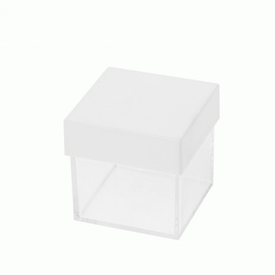 MAGIC BOX PER CONFETTI CM.5,5 H.5 BIANCA 