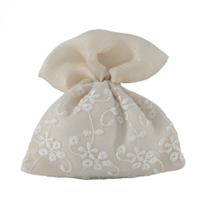 PORTA CONFETTI MATILDE BAG CM 10X11 BEIGE 