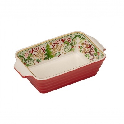 MINI PIROFILA RETTANGOLARE IN CERAMICA