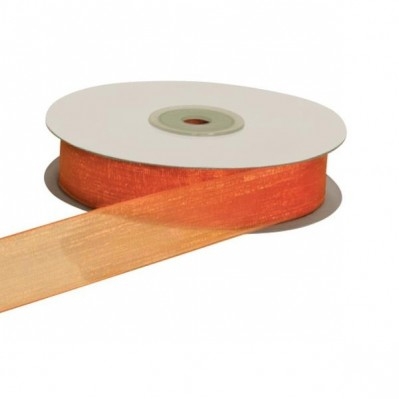 NASTRO ORGANZA ARANCIO 40MM 50MT 