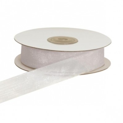 NASTRO ORGANZA BIANCO 