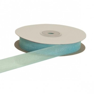 NASTRO ORGANZA CIELO 40MM 50MT 