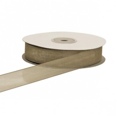 NASTRO ORGANZA FANGO 10MM 