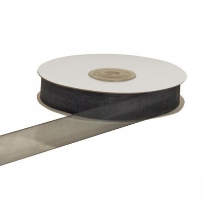NASTRO ORGANZA NERO 10MM 