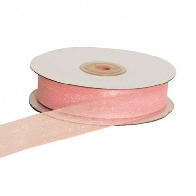 NASTRO ORGANZA ROSA 40MM 50MT 