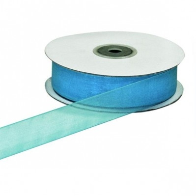 NASTRO ORGANZA TURCHESE 20MM 50MT 