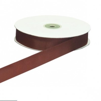 NASTRO GROSGRAIN MARRONE 20MM 50MT 