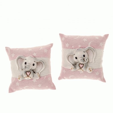NEVE CUSCINO ROSA CM.9