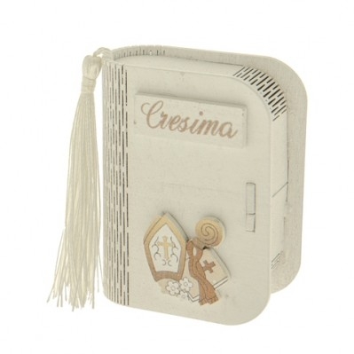 SCATOLA PORTA CONFETTI CM 6X8 CRESIMA 
