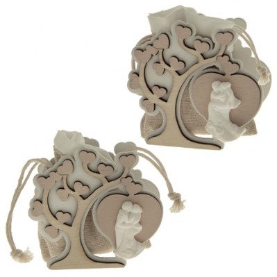 SACCHETTINI CON STRUTTURA ABERO DELLA VITA IN LEGNO 8 C