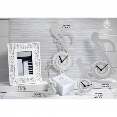 CLIP PORTAFOTO NOTA MUSICALE 17.5 CM. LEGNO