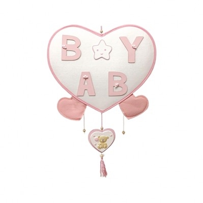 FESTONE NUVOLA BABY ROSA CM.28X40 